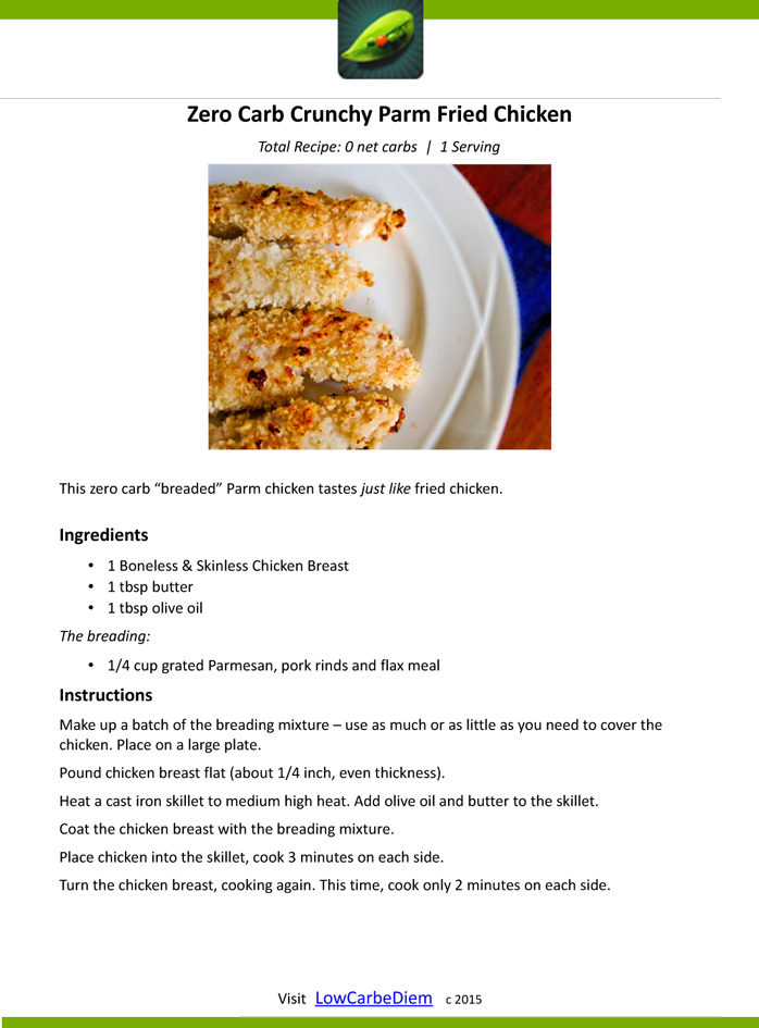 Zero Carb Recipes 4 Day Menu Plan Low Carbe Diem