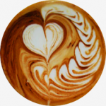 Heart Design in Low Carb Coffee
