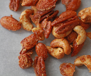 Smoky Sweet Worcestershire Nuts