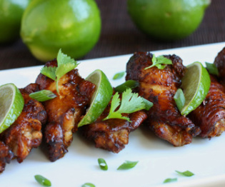 Tangy Lime Infused Chili Wings
