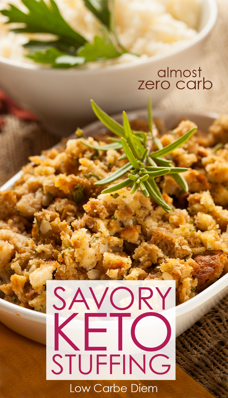 Savory Keto Stuffing Low Carbe Diem